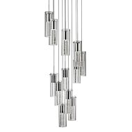 Kuzco Champagne 12 Light Pendant Light in Chrome