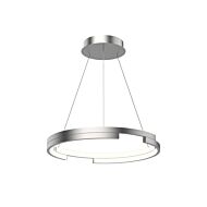 Anello Minor LED Pendant in Brushed Nickel