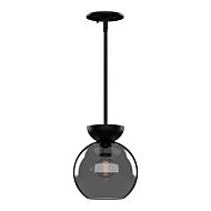 Arcadia One Light Pendant in BlackSmoked by Kuzco Lighting