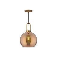 Soji 1-Light Pendant in Aged Gold