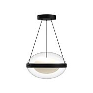 Virgo LED Pendant in BlackOpal Glass by Kuzco Lighting