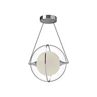 Aries LED Pendant in Chrome by Kuzco Lighting