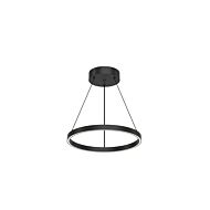 Cerchio LED Pendant in Black by Kuzco Lighting