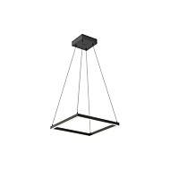 Piazza LED Pendant in Black by Kuzco Lighting