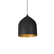 Helena LED Pendant in BlackGold by Kuzco Lighting