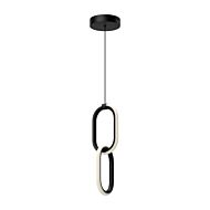 Airen LED Pendant in Black by Kuzco Lighting