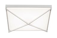 Pearson LED Flush Mount in White