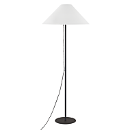 Pilar One Light Floor Lamp in Textured Black by Troy Lighting