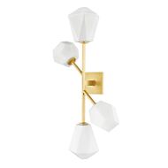 Tring LED Wall Sconce in Aged Brass by Hudson Valley