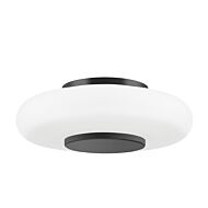 Blyford 1-Light LED Flush Mount in Black Nickel