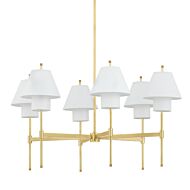 Glenmoore 6-Light Chandelier in Aged Brass