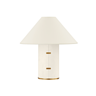 Bond One Light Table Lamp in Patina Brass by Troy Lighting