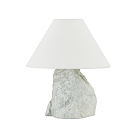 Carver One Light Table Lamp in Patina Brass by Troy Lighting