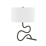 Veranda One Light Table Lamp in French Iron by Troy Lighting