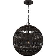 Quoizel Pendant One Light Pendant in Western Bronze by Quoizel