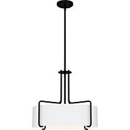 Quoizel Pendant 4-Light Pendant in Matte Black