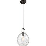 Genie One Light Mini Pendant in Old Bronze by Quoizel