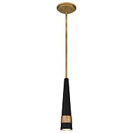 Quoizel Piccolo Pendant LED Mini Pendant in Weathered Brass by Quoizel