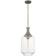 Quoizel Piccolo Pendant 1-Light Pendant in Antique Nickel