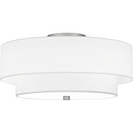 Quoizel SemiFlush Mount Two Light Semi Flush Mount in Brushed Nickel by Quoizel