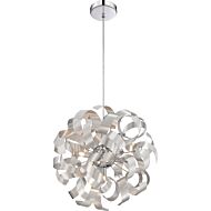 Quoizel Ribbons 5 Light 17 Inch Pendant Light in Millenia