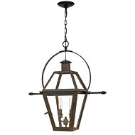 Quoizel Rue De Royal 2 Light 21 Inch Outdoor Hanging Light in Industrial Bronze