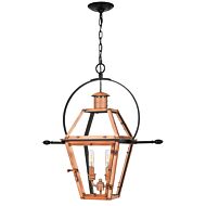 Rue De Royal Two Light Pendant in Aged Copper by Quoizel