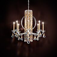 Siena Eight Light Chandelier in Heirloom Gold by Schonbek