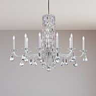 Siena Ten Light Chandelier in Stainless Steel by Schonbek