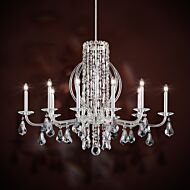 Siena Ten Light Chandelier in Stainless Steel by Schonbek