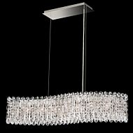 Sarella Seven Light Linear Pendant in Antique Silver by Schonbek