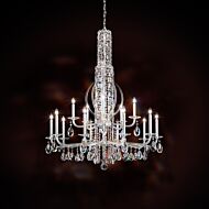 Siena 17 Light Chandelier in White by Schonbek