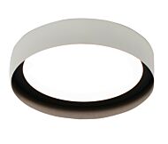 Reveal LED Flush Mount in White & Black