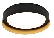 Reveal LED Flush Mount in Black and Gold by AFX Lighting