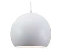 Roxy 1-Light Pendant in White