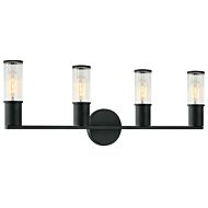 Klarice 4-Light Wall Sconce in Black