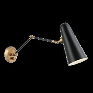 Matteo Blink 1 Light Wall Sconce In Black