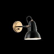 Matteo Buzz 1 Light Wall Sconce In Black