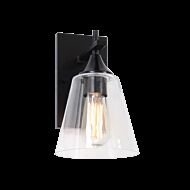 Matteo Hollis 1 Light Wall Sconce In Black