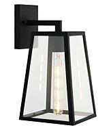 Denzil One Light Wall Sconce in Matte Black by Matteo Lighting