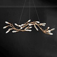 Secret Garden LED Linear Pendant in French Gold by Schonbek