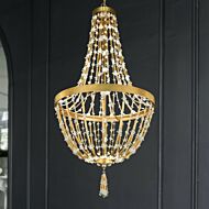 Bali LED Pendant in Heirloom Gold by Schonbek