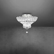 Sterling LED LED Semi Flush Mount in Polished Chrome by Schonbek