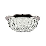 Genoa LED Flush Mount in Polished Chrome by Schonbek