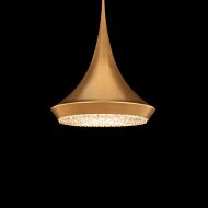 Verita LED Pendant in Soft Gold by Schonbek