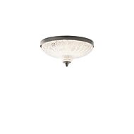 Roma LED Flush Mount in Antique Nickel by Schonbek