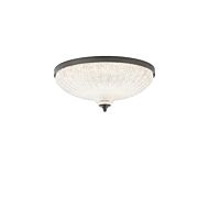 Roma LED Flush Mount in Polished Chrome by Schonbek