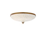 Roma LED Flush Mount in Antique Nickel by Schonbek