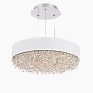 Eclyptix LED LED Pendant in Stainless Steel by Schonbek