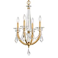 Verona Four Light Chandelier in Heirloom Gold by Schonbek